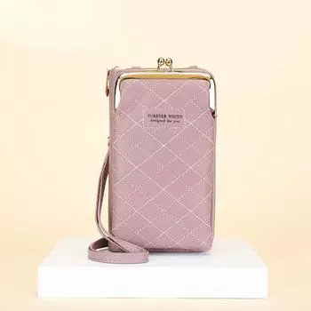 Сумка для мобильного телефона Легкая вертикальная интегрированная женская сумка Мини-квадратная сумка через плечо