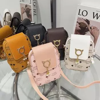 Сумка для мобильного телефона с модным принтом, маленькая женская сумка для хранения, сумка через плечо Superior Sense белый