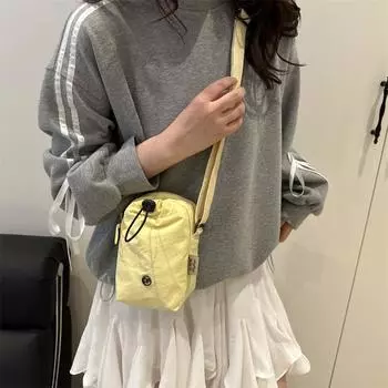 Сумка для мобильного телефона с несколькими карманами, женская легкая сумка через плечо, водонепроницаемая маленькая сумка чёрный