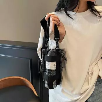 Сумка для мобильного телефона, женская джинсовая сумка для стакана воды, мини-сумка через плечо, кошелек для монет