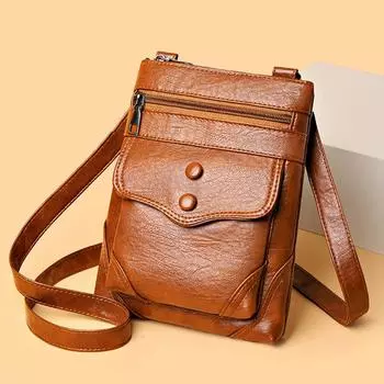 Сумка для мобильного телефона женская сумка через плечо сумка для мамы мини-кошелек для монет чёрный