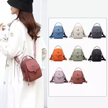 Сумка для мобильного телефона, женская сумка через плечо, маленькая женская сумка, однотонная сумка через плечо синий