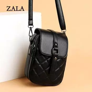 Сумка для мобильного телефона женская сумка весенняя новая модная сумка через плечо маленькая сумка вышитая нитью алмазная мини-сумка