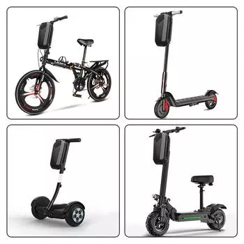 Сумка для мотоцикла и велосипеда 4 л EVA автомобильный ремонтный комплект водонепроницаемый небольшой емкости седельная сумка сумки для хранения для скутера электрический велосипед велосипед чёрный