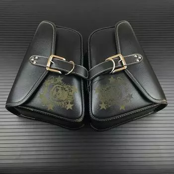 Сумка для мотоцикла из искусственной кожи, седельные сумки для Harley Swingarm Bag Sportster XL883 XL1200XL 883 1200, седло, левая и правая стороны, сумки для инструментов