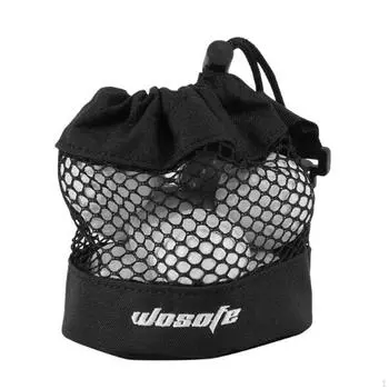 Сумка для мячей для гольфа Shag Small Lightweight Аксессуар Сетчатый держатель Black Small