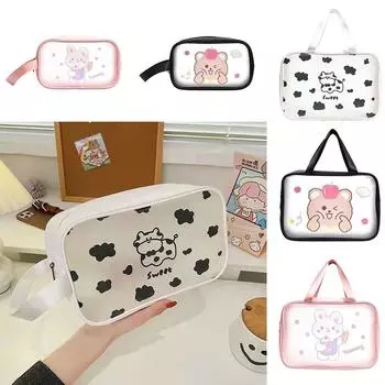 Сумка для мытья из ПВХ, прозрачная косметичка, портативные косметички для девочек
