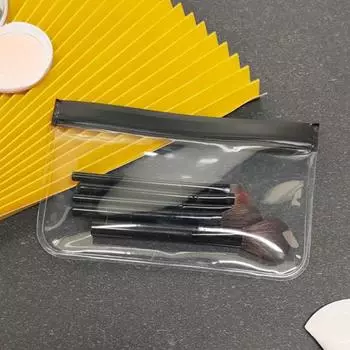 Сумка для мытья, водонепроницаемая прозрачная сумка для плавания, прочный материал PEVA, портативная сумка для хранения дорожных туалетных принадлежностей A