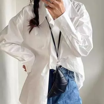 Сумка для наушников с помадой, подвесная на шею, кошелек для монет из искусственной кожи, сумка для круассанов из искусственной кожи, портативная, для улицы коричневый