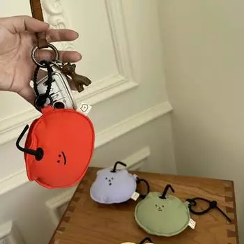 Сумка для наушников Стеганый чехол для защиты от падения Портативный дорожный чехол Подходит для большинства Bluetooth-гарнитур Размеры Внешняя сумка для хранения наушников из полиэстера фиолетовый