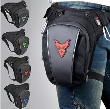 Сумка для ног мотоцикла, поясная сумка для мотоцикла, дорожная карманная сумка для мотоцикла, уличная посылка, сумка для мужчин и женщин, боковая сумка Motocicleta None синий