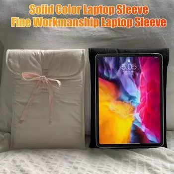 Сумка для ноутбука 11/13-14 дюймов с застежкой-бабочкой, плотная защитная S чёрный