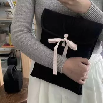 Сумка для ноутбука 11/13-14 дюймов с застежкой-бабочкой, толстая защитная моющаяся сумка-чехол для ноутбука, сумка для ноутбука для ежедневного использования, путешествий и работы S белый