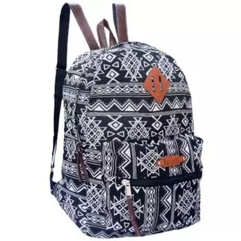 Сумка для ноутбука AKSUTI Рюкзак JACKUARD Черно-белый рюкзак 15 л (черный)