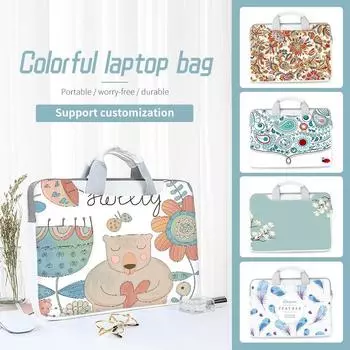 Сумка для ноутбука, чехол для компьютера, сумка через плечо для ноутбука из искусственной кожи, многоцелевая, 12, 13, 14, 15,6, 17,3 дюйма для Macbook/HP/Lenovo/Acer 14inch