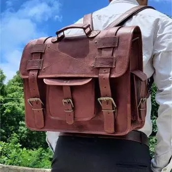 Сумка для ноутбука для мужчин, сумка для женщин, сумка для ноутбука, офисная сумка, офисный портфель, сумка для ноутбука 18 дюймов, сумка через плечо, рюкзак для мужчин 15 x 11 x 3 in коричневый