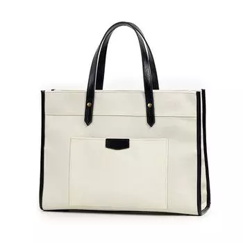 Сумка для ноутбука, холщовая сумка для ноутбука, рабочая сумка через плечо, портфель для отдыха белый