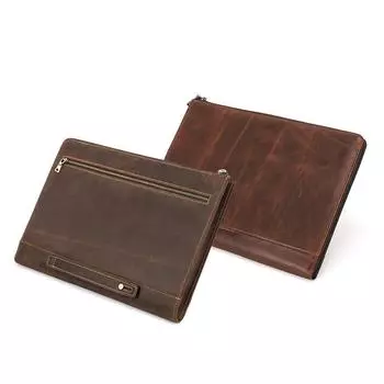 Сумка для ноутбука из натуральной кожи для Macbook Pro 14,2 дюйма, 2021, чехол MacBook Air/Pro 13,3 дюйма, M1, 2020, 2019, чехол, аксессуары коричневый
