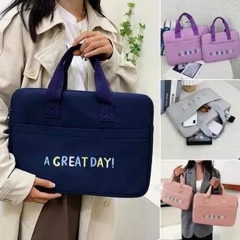 Сумка для ноутбука Портативная мягкая противоударная S темно-синий