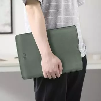 Сумка для ноутбука, пылезащитные дорожные принадлежности, тонкий чехол для ноутбука из искусственной кожи, удобный защитный чехол для компьютера, защита от царапин S
