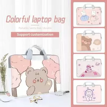 Сумка для ноутбука разных размеров, чехол для ноутбука 13, 14, 15, 17 дюймов, мультяшная сумка, компьютерная водонепроницаемая сумка для Macbook/HP/Lenovo/Acer/Asus 13-13.3inch
