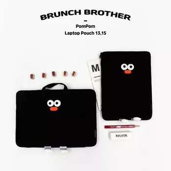 Сумка для ноутбука Romane Brunch Brother, сумка для ноутбука с помпоном 13 дюймов 15 дюймов LF, тонкий помпон 13 дюймов