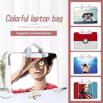 Сумка для ноутбука с рисунком аниме «сделай сам» разных размеров, чехол для ноутбука 14 15 16 17 дюймов, сумка через плечо для Macbook/HP/Lenovo/Acer/Asus, чехол для ноутбука разных размеров 13-13.3inch