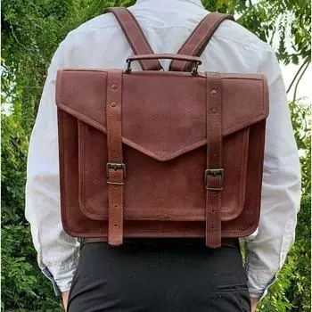 Сумка для ноутбука, сумка для мужчин, сумка для женщин, коричневая сумка, офисная сумка, офисный портфель, сумка для ноутбука, сумка-мессенджер, сумка через плечо, рюкзак 11 x 9 x 3 in коричневый