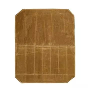 Сумка для ножей из холста, большая вместимость и портативность для хранения ножей, вощеная сумка для ножей в рулоне