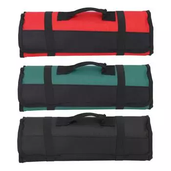 Сумка для ножей шеф-повара на 20 ячеек, многофункциональная, портативная, держатели для ножей, защитные чехлы, сумка для хранения рулонов Black