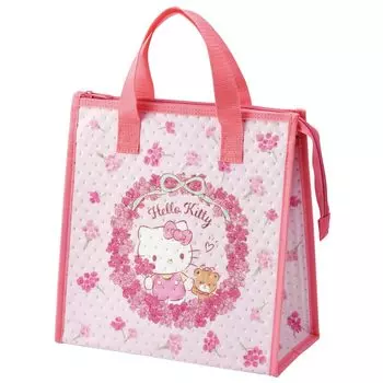 Сумка для обеда Skater Cool Bag Hello Kitty Flower Wreath Sanrio Нетканый материал FBC1-A