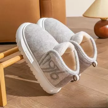 Сумка для обуви из хлопка с толстой женской подошвой и утолщенным флисом 36-37