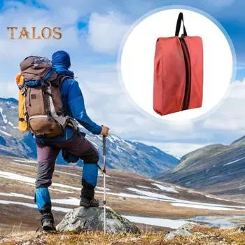 Сумка для обуви с застежкой-молнией и ручкой, легкий водонепроницаемый органайзер для хранения обуви для гольфа и футбола L флуоресцентный зеленый