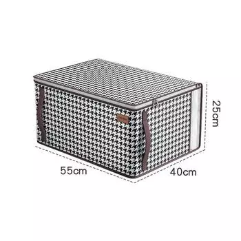 Сумка для одеял с видимым окном, хозяйственные принадлежности, легкий доступ, усиленная ручка, органайзер для одеял, удобный органайзер из нетканого материала M