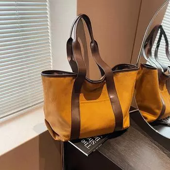 Сумка для отдыха и путешествий для женщин, новая осенне-зимняя сумка-тоут с мягкой поверхностью на плечо