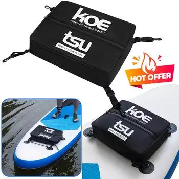 Сумка для паддлборда Сумка для паддлборда Сумка для хранения Сетчатый чехол Сумка Портативная сумка для хранения Оксфорд Аксессуары для байдарок с веслом чёрный