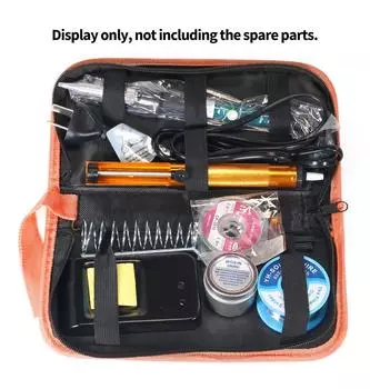 Сумка для паяльника, сумка для инструментов для обслуживания, сумка для хранения сварочных инструментов, сумка для ручного инструмента, набор инструментов оранжевый