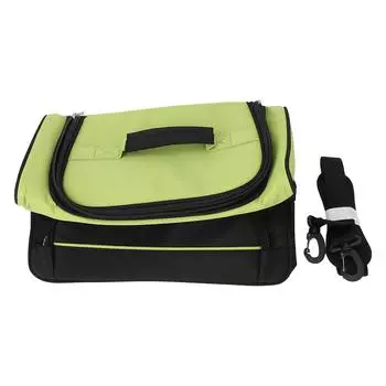 Сумка для парикмахера, большая вместительная сумка для ножниц, расческа, сумка для парикмахерских инструментов с плечевым ремнем, зеленая