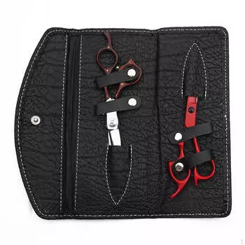 Сумка для парикмахерских ножниц, чехол для инструментов для укладки, ПУ кожа, дорожные аксессуары для парикмахера