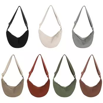 # Сумка для пельменей Повседневная сумка через плечо Вельветовая нагрудная сумка с регулируемым ремнем для покупок B серый