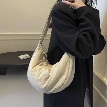 Сумка для пельменей, сумка через плечо, большая сумка, женская, большой емкости, сумка-мессенджер, мужская розовый