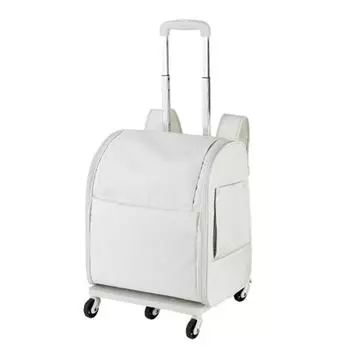 Сумка для переноски домашних животных, портативная многофункциональная дышащая сумка-переноска для собак, для путешествий на открытом воздухе, розовый Trolley Bag серый