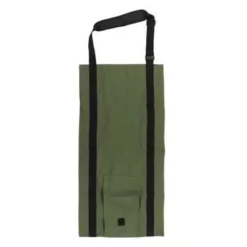 Сумка для переноски дров Хорошая фиксация Баланс Легко загружать и выгружать Зеленая сумка для хранения бревен для дома Кемпинга на открытом воздухе