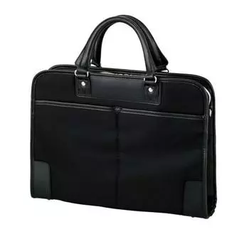 Сумка для переноски ELECOM Business Bag, совместимая с форматом A4 с тонкими вставками и отдельно стоящим типом, совместимая с диагональю до 15,6 дюймов, черная BM-OR03BK