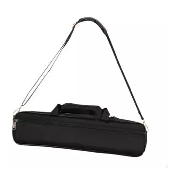 Сумка для переноски флейты, футляр для хранения флейты, водонепроницаемый внешний карман, регулируемый ремень на плечо