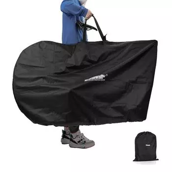 Сумка для переноски горного велосипеда для портативного велосипедного велосипеда 26-27,5 дюймов MTB 700C, сумка для хранения дорожного велосипеда чёрный