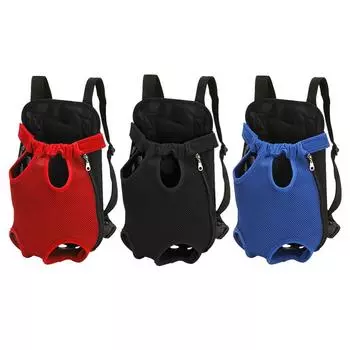 Сумка для переноски кошек, складной рюкзак для маленьких собак и кошек, сплошной цвет для маленьких собак, кошек XL чёрный