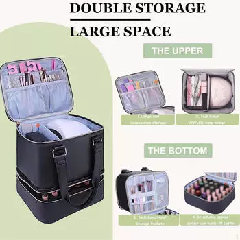 Сумка для переноски лака для ногтей, хранилище для ногтей, портативный контейнер, чехол для сушки ногтей, гвоздь