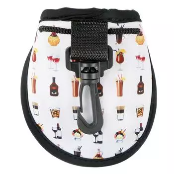 Сумка для переноски мячей для гольфа. Легкий чехол для хранения мячей. Вмещает 2 мяча для гольфа. белый