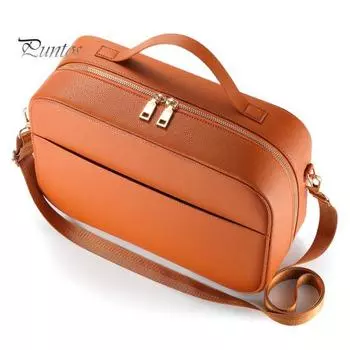 Сумка для переноски очков VR, большая вместительная застежка-молния, ударопрочная, противоударная, портативная сумка для хранения для Vision Pro коричневый